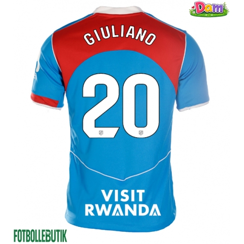 Atletico Madrid Giuliano Simeone #20 Tredje Tröja Kvinnor 2025-26 Kortärmad